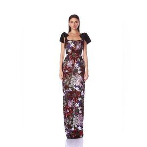NWOT BRONX AND BANCO Dahlia Maxi Dress in Purple Multi